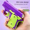 New ABS Plastic Mini 1911 3D Printed Gravity Toy Gun Stress Relief Pistol Toy for Adults Gifts for Boys & Kids 3+ Years Old