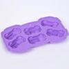 Cartoon Car Shape Silicone Mold, Chocolate Muffin Ice Baking Pan,Soap Pastry Bakeware ,Kicthen Cake Decoration Silicone Mold