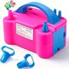 Portable Dual Nozzle Electric Balloon Pump and Tying Tool - Fast Inflation, Easy Tying, Space-saving Design