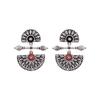 Brass Silver Oxidised Earring for Women and Girls , Stylish, Trendy Exclusive Collection , 100 % Skin Friendly Product for Earring
