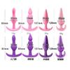 Silicone Anal Dildo No Vibrator Male Prostate Massager Anal Beads Plug G Spot Butt Plug Masturbation Anal Sex Toys for Couple