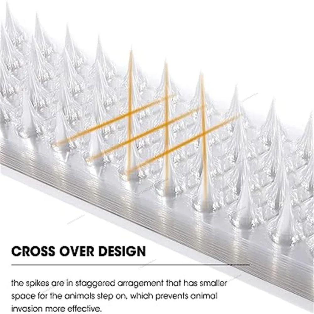 10/20Pcs Strips Bird Spike Repellent Plastic Bird Control Spikes Anti Pigeons Away Spikes