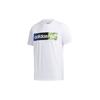 Neo Sport Straight T-Shirt With Logo Print Men Tops White GJ8896