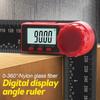 Inch Metric Scale Digital Angle Ruler Inclinometer Angle Finder  Wood Measuring Tool