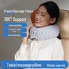 Portable U-shaped Latex Particle Memory Foam Neck Massager Pillow