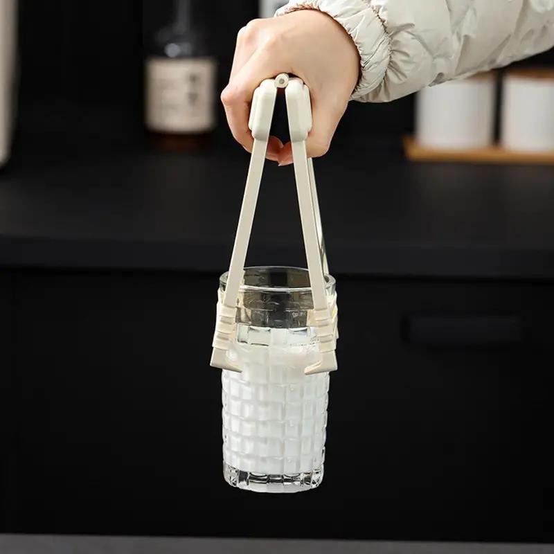 New Silicone Multi-Function Anti-Scald Bowl Clip Heat Resistant Gripper Tongs with Non-Slip Coating Cookware HandlesMakeup