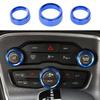 Air Conditioning Ring Volume Radio Button Switch Knob Cover For Dodge Challenger Accessories Charger Decorative Cover 2015-2020