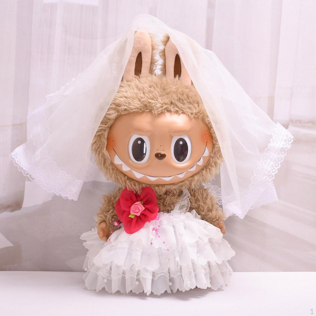 Dolls Princess Wedding Dress, Doll Clothes, Toy ,Miniature Clothing Casual Outfits Costume