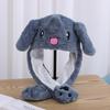 Moving Rabbit Ear Hat: Adorable Airbag Ears Wiggle When Pinched, Just Like the Viral Sensation On TikTok.