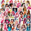 50 Colorful Cartoon Princess Stickers European and American Children Cartoon Baby Girl Kindergarten Reward Princess Collection