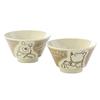 Disney the Pair Petit Rice Set of 13cm X Microwave and Dishwasher Time for Gift Made In "Winnie Pooh" Bowls, 2, Approx. 410ml, Safe, Honey, Set,