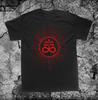 Leviathan Cross T Shirt Punk DIY Occult Gothic Satan Goat's Head Baphomet Pentagram Satanic Goat Plus  Tops#Color