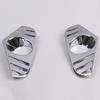 2Pcs Front Fog Light Cover Lamp Trim Chrome Mirror Surface For Toyota RAV4 19-21