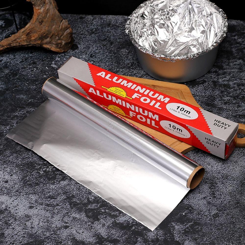 5M/10M/20M Disposable Catering Tin Foil Aluminium Baking Wrap Tin Foil for Ovens Freezers