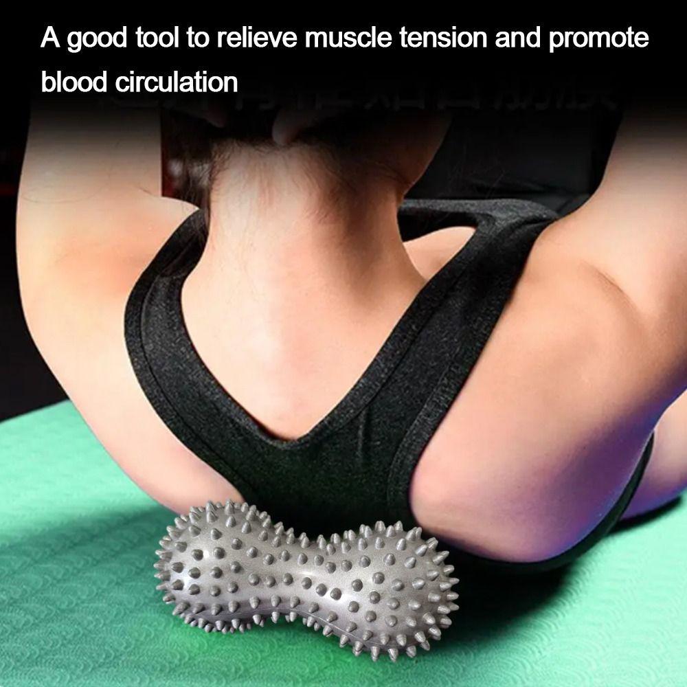 Trigger Point Peanut Spiky Ball Muscle Relax Massage Tool Poratble Yoga Ball