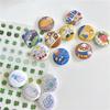 14Pcs Japanese Kawaii Retro Anime Badge 25mm Cute Mini Button Pin Badges for Backpack Makeup Pouch Pencil Case DIY Decoration