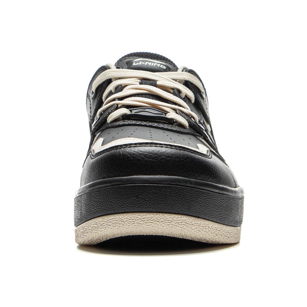 New LiNing Cheese Slip Resistant Cushioning Abrasion Resistant Lightweight Low Top Skateboard Shoes Women's Black AGCV098-4