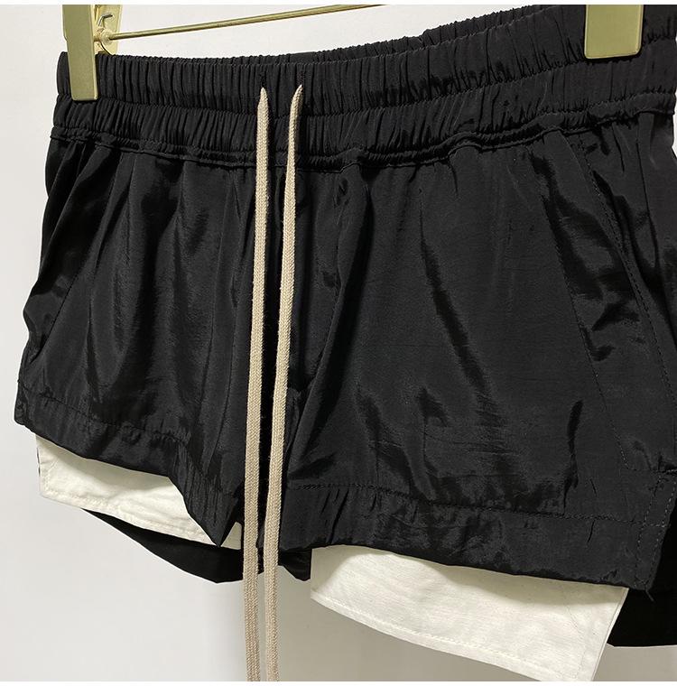 SUBHUMAN Women's Flowy High-Waisted Black Wide-Leg Pants - Literary Style, Commuting, Age-Reducing.