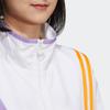 Adidas Neo Color Block Zip-Up Stand Collar Long Sleeve Jacket Women Outerwear Purple Pink HM9911