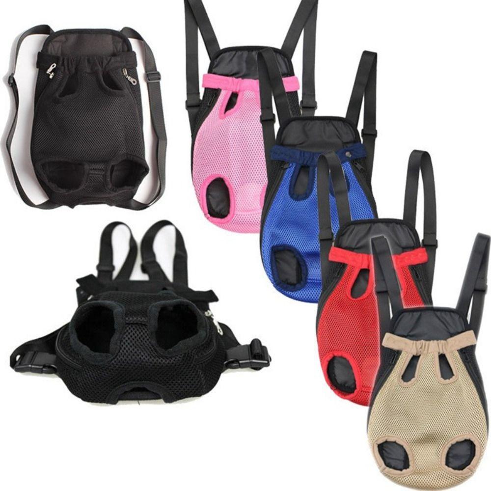 Portable Dog Backpack Carrier Puppies Pet Knapsack Legs Out Pet Carrier Backpack  Traveling
