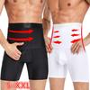 Mens Slimming Underwear Waist Trainer Cinchers Boxer Briefs Tummy Control Shaper Compression Shorts
