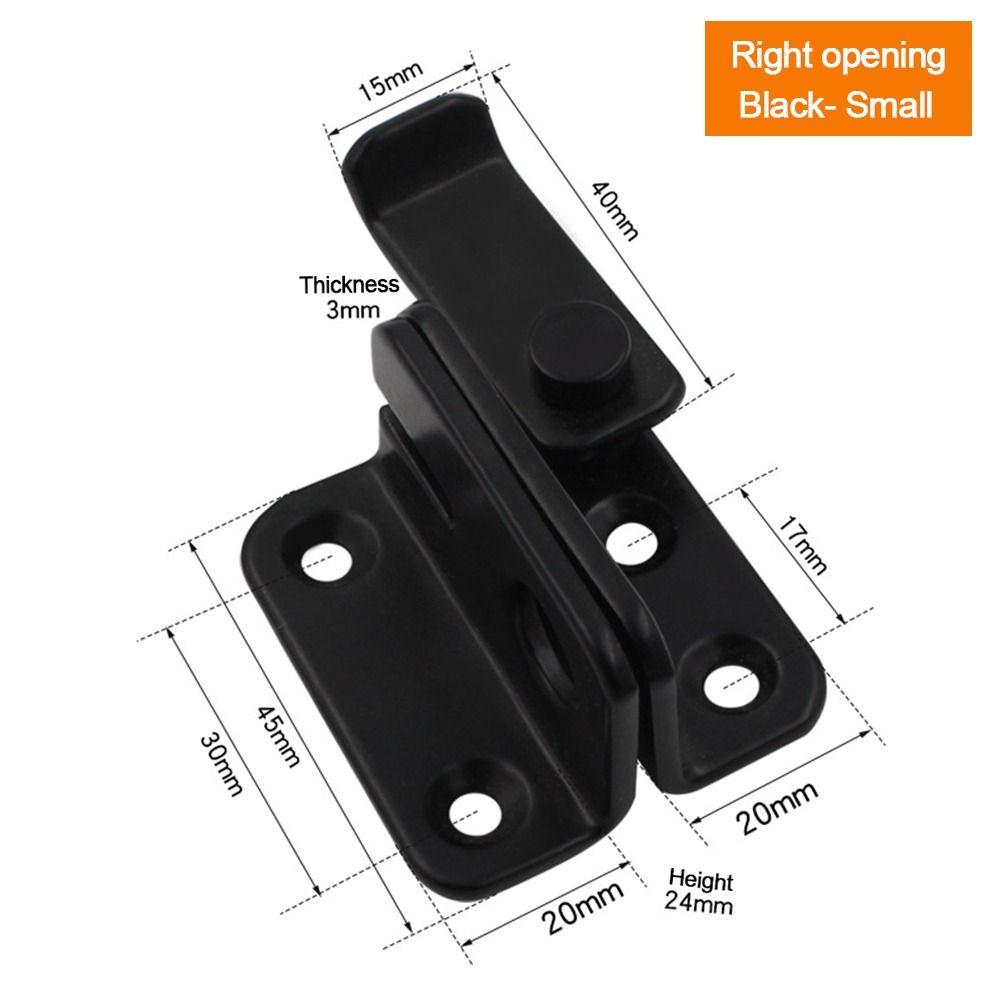 Anti-theft Sliding Door Lock Bolts Padlock Clasp Gate Safety Lock Useful Door Latch Home Hardware