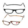 Unisex Magnet Reading Glasses Men and Women Adjustable Hanging Neck Magnetic Soft Vintage Folding Reading Eyeglasses