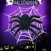 Funny Flocking Black Spider 3D Artificial Spider Halloween Plush Spider  Learning Toys