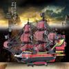 3D Metal Puzzle: Pirate Ship - Queen Anne's Revenge DIY Assembly Model
