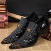 Summer Pointed Men Shoes Mesh Breathability Office Dress Shoes Man Lace Antibacterial Deodorant Fiber Luxury Order Shoes for Men