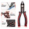 6.5Inch Multifunctional Wire Stripper Pliers Cable Cutter for Electricians and DIY Enthusiasts with Ergonomic Handle