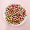 Handmade Illusion Colored Jewelry Accessories 100Pcs Beads Round Beads 6mm Straight Hole DIY Acrylic Women