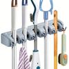 Versatile Magic Mop Rack Broom Rack Mop Clip Hanging Hook Bathroom Hook Broom Storage Rack Multiple Colors And Multiple Hooks