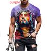 Men's Fashion Printed T-Shirt Jesus Faith T Shirt Casual Fashion Short Sleeve Christ Jesus Tees