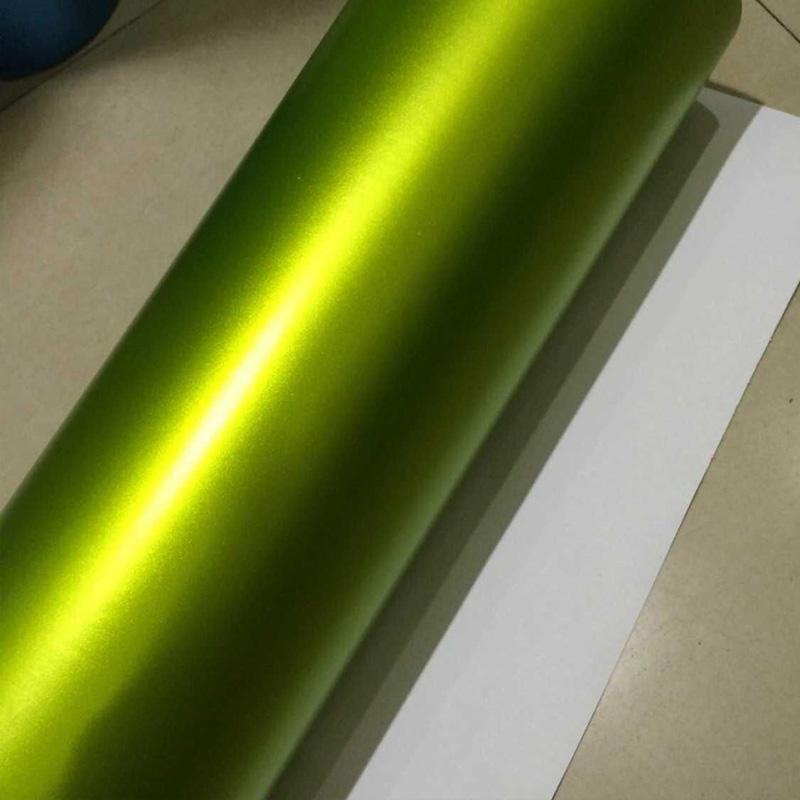 Premium Matte Metallic Chrome Vinyl Car Wrap Film With Air Bubble Purple Satin Metallic Sticker Foil For Car Wrapping Covering