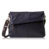 DOUBLES Genuine Leather Shoulder Clutch Navy Men's Bag, Bag, VLR-1656,