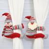 Christmas Cloth Curtain Holder Christmas Decorations For Home  Christmas Ornaments 2021 New Year Natal Xmas Santa Claus