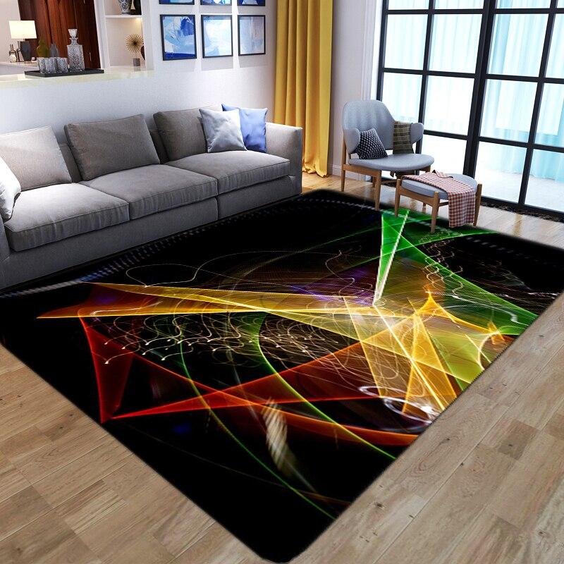 Green Flame Flannel Rug Horrible Skull Carpets Antislip Living Room Large Boys Room Mat Home Hot Sale Fashion 3D Printing Carpet