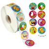 Cartoon Animal Stickers Reward Self-Adhesive Label Stickers For Children