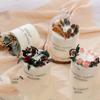 Household Soybean Wax Christmas Birthday Gift with Hand Gift Wedding Box Dry Flower Fragrance Fragrant Candle Wax Candle Wholesale Fragrance