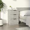 VidaXL Bedside Table Concrete Grey 40x36x65 Cm 811276