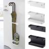Magnetic Wall-Mounted Umbrella Stand Storage Holder Height Adjustable No-Drill Installation Storage Rack Umbrella Organizer