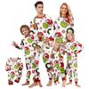 Christmas Print Cute Family Set Pajamas, Home Clothes, Family Set Long Sleeve Top Pants Set