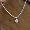 1 Pc Pearl Pendant Necklace, Minimalist Light Luxury Style Necklace, Suitable for Daily Wear