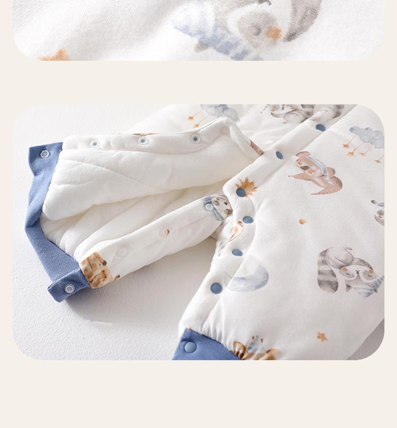 Warm Cotton Newborn Onesie Romper for Boys & Girls - Autumn/Winter