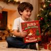 Bird Advent Calendar 2025 24 Days Christmas Countdown with Acrylic 2D Bird Hanging Decorations Holiday Gift for Bird Lovers