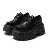 Fashion NEW Platform Casual Single Shoes Women's Pumps 2025 Fashion Metal Punk Lolita Lovely Student Uniforms Mary Jane Shoes Black