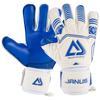 4mm Thicken CONTACT Latex Goalie Gloves Football Soccer Goalkeeper Gloves 5 Finger Save Guard Removable Wear-resistant Non-slip