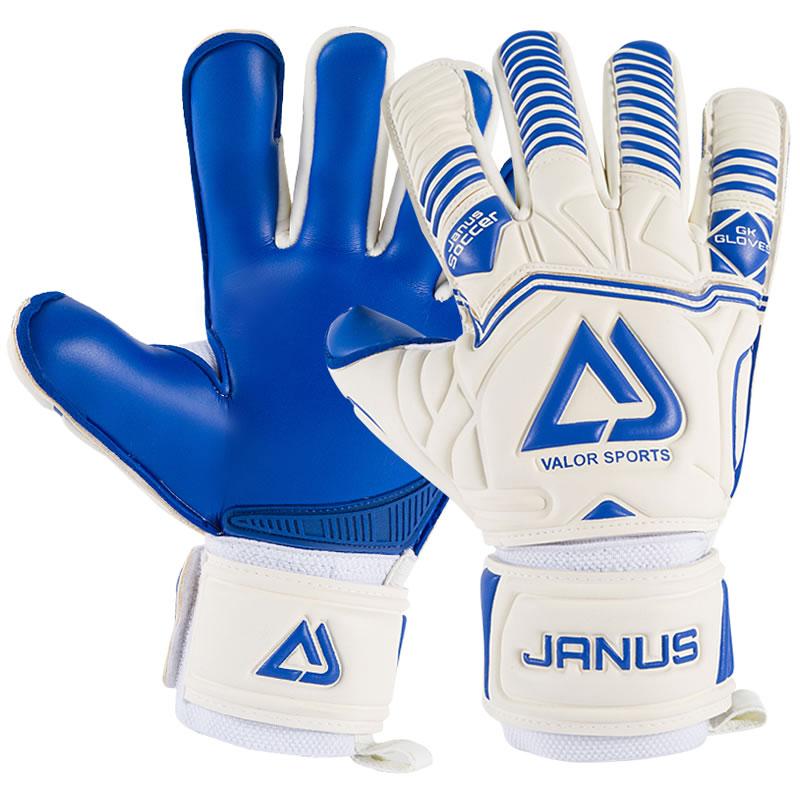 4mm Thicken CONTACT Latex Goalie Gloves Football Soccer Goalkeeper Gloves 5 Finger Save Guard Removable Wear-resistant Non-slip