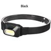 Mini COB LED Headlamp Head Light Lamp Torch Lantern 3xAAA Battery 3-modes Headlight for Outdoor Camping Riding Fishing